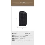 男女士羊皮编织钥匙包真皮锁包多功能门用钥匙包现货跨境